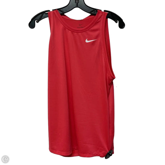 Athletic Tank Top By Nike Apparel In Pink, Size: S