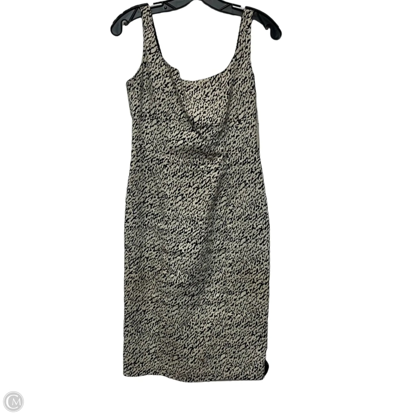 Dress Designer By Diane Von Furstenberg In Black & Cream, Size: M