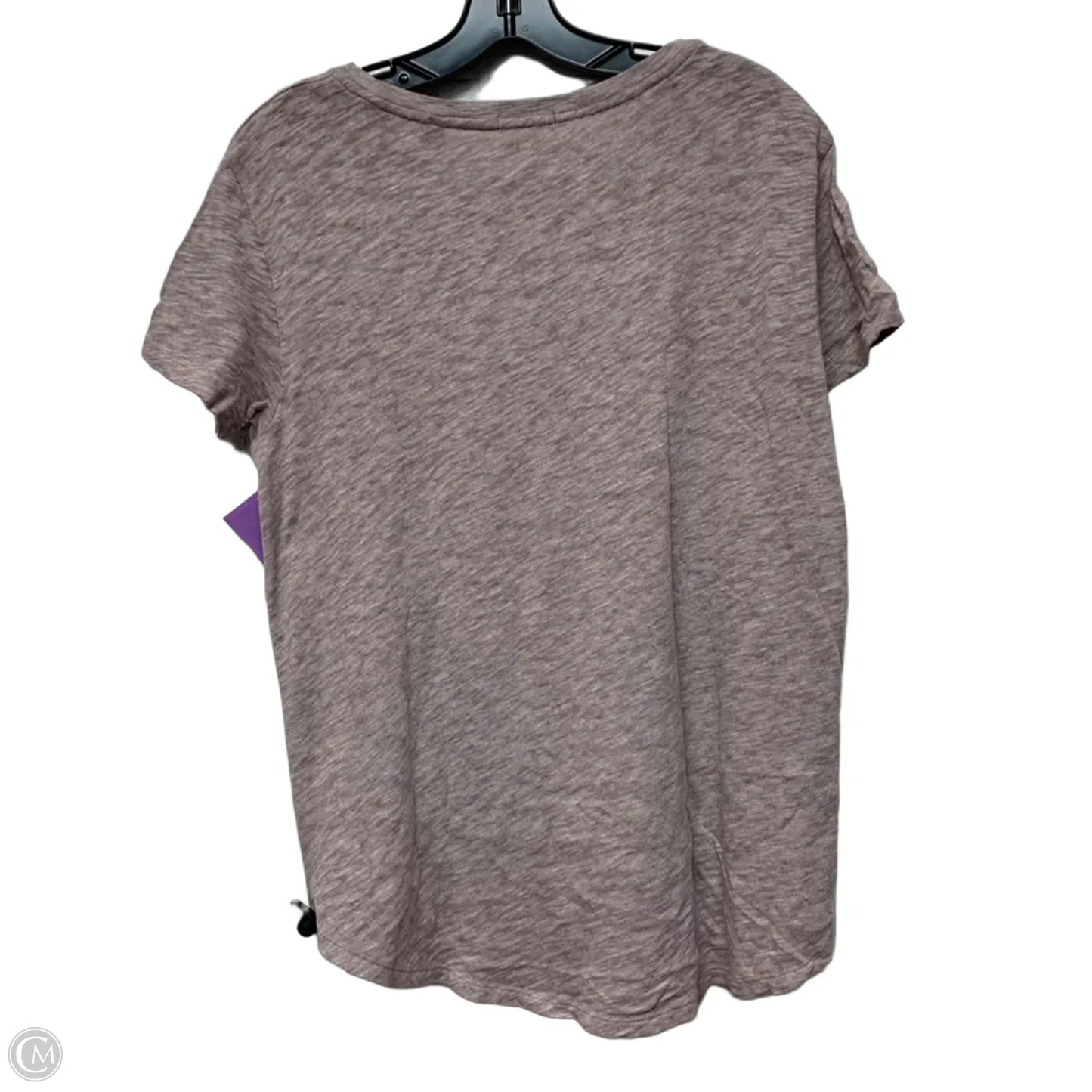 Top Short Sleeve Basic By Atm In Purple, Size: Xs