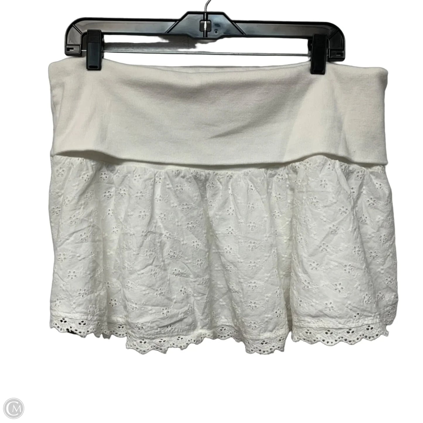 Skirt Mini & Short By Kimchi Blue In White, Size: XL
