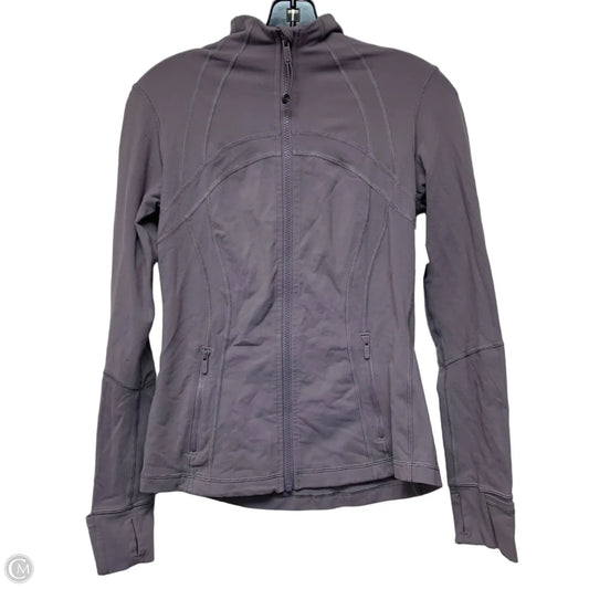 Athletic Jacket By Lululemon In Purple, Size: M