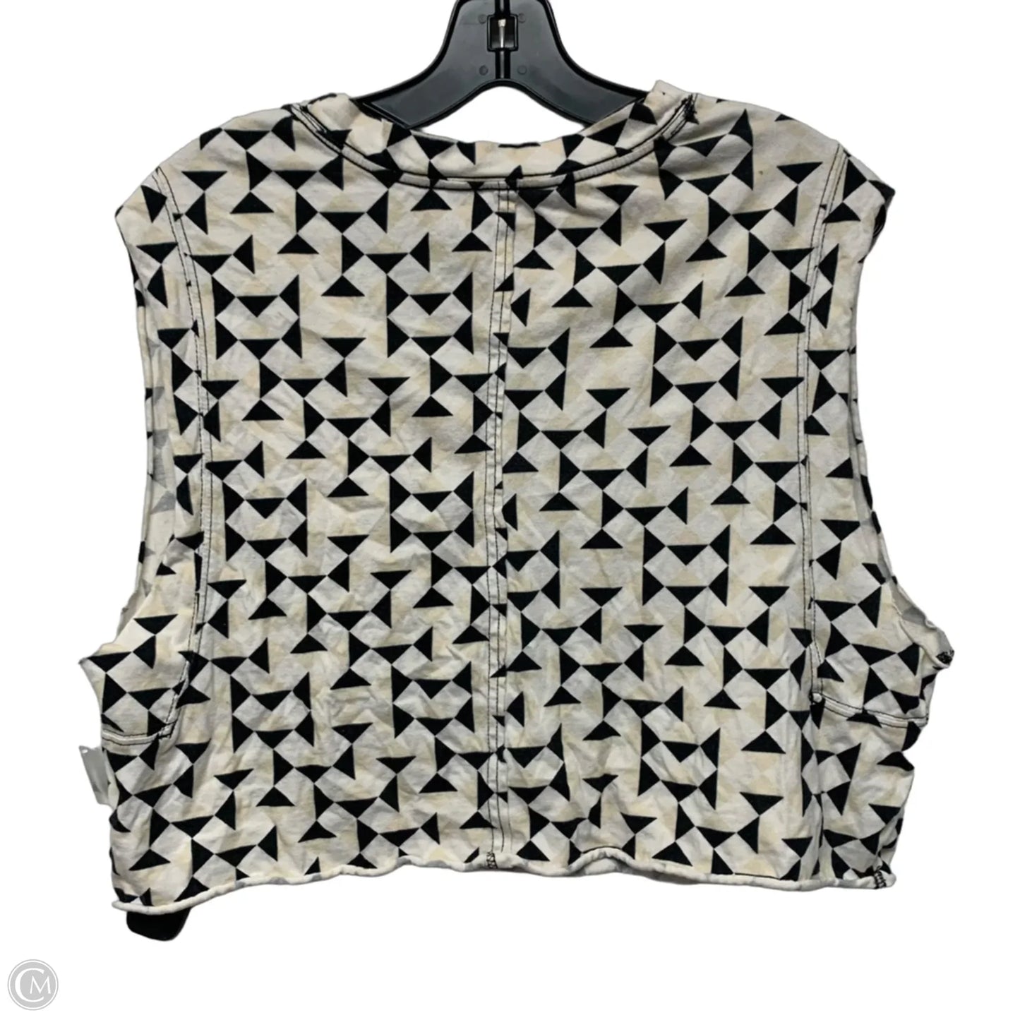 Top Sleeveless By Free People In Black & Cream, Size: Xs