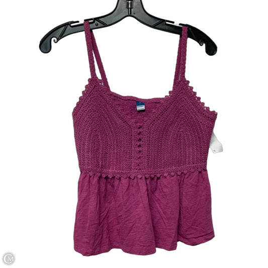 Top Sleeveless By Old Navy In Purple, Size: S