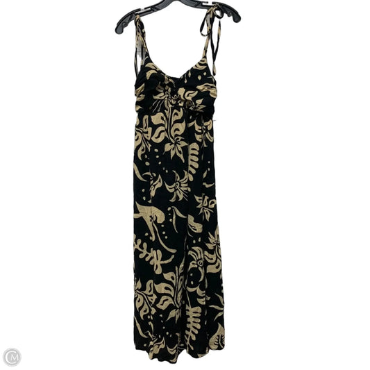 Dress Casual Maxi By Gap In Black & Brown, Size: S