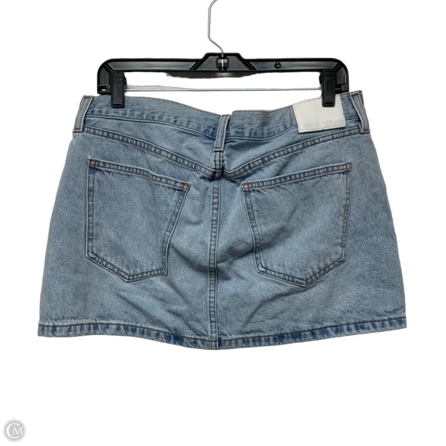 Skirt Mini & Short By Aritzia In Blue Denim, Size: 12