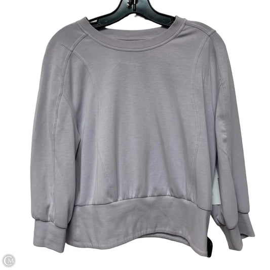Athletic Sweatshirt Crewneck By Lululemon In Purple, Size: M