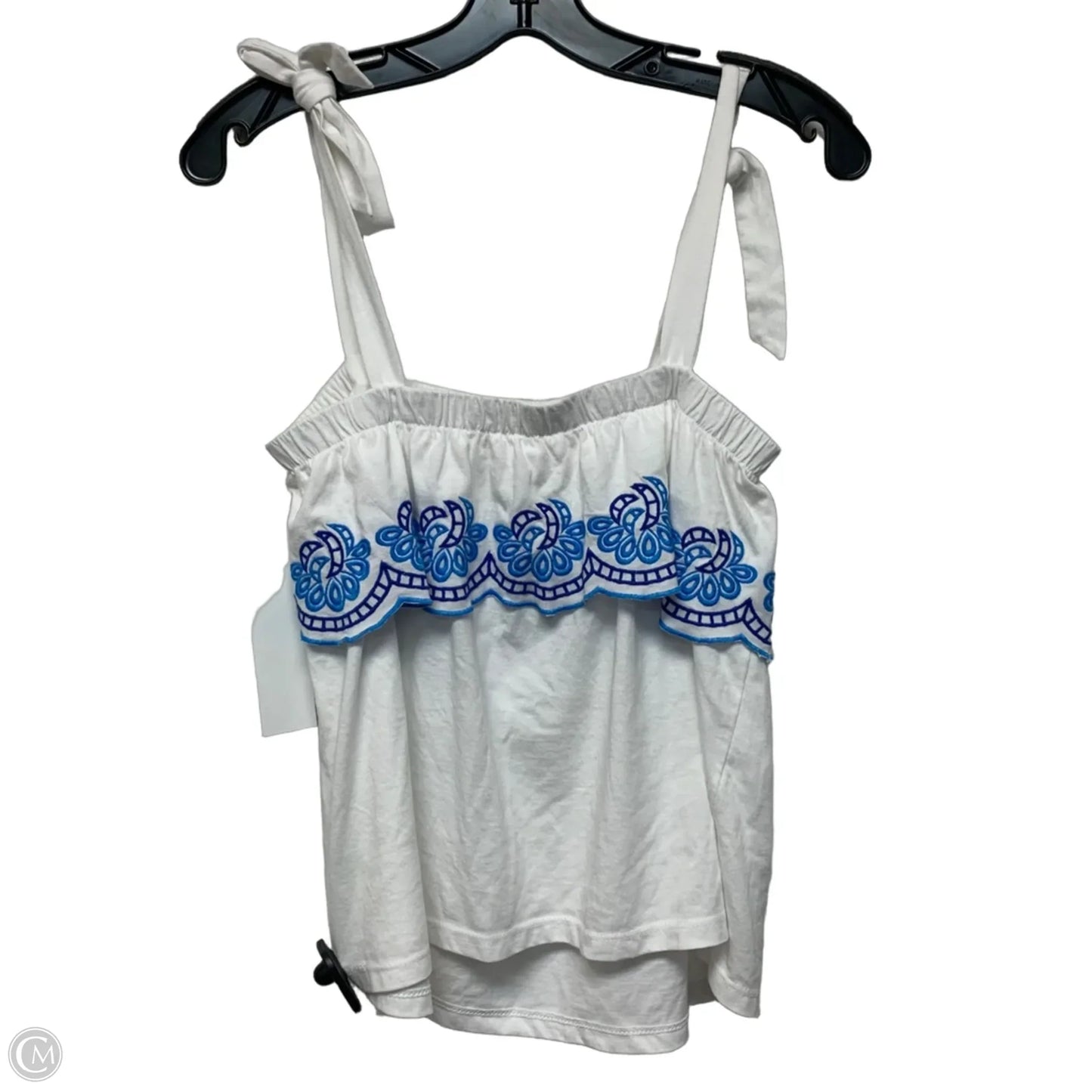 Top Sleeveless Designer By Lilly Pulitzer In White, Size: S