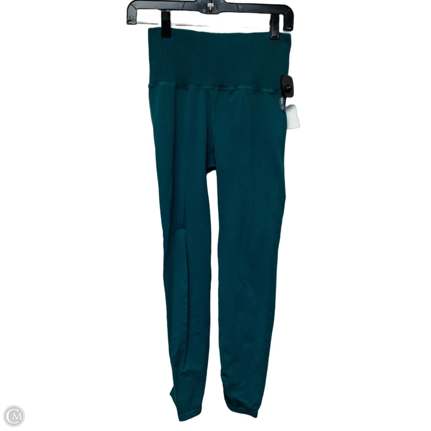 Athletic Leggings By Free People In Teal, Size: M