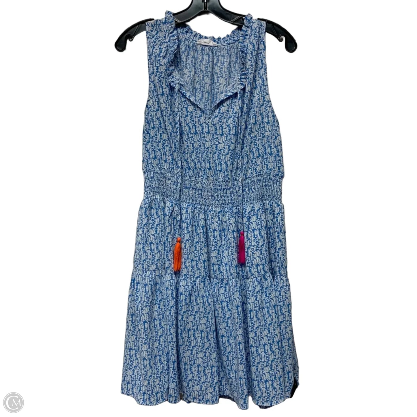 Dress Casual Short By Thml In Blue & White, Size: L