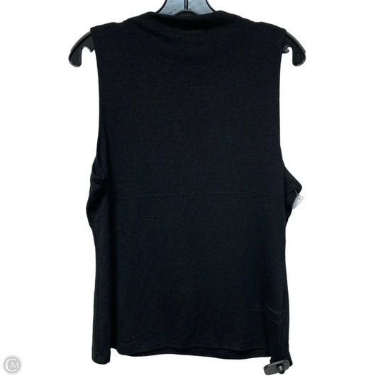 Top Sleeveless Basic By Banana Republic In Black, Size: L