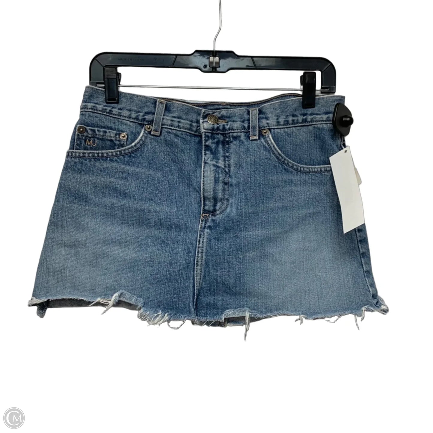Skirt Luxury Designer By Marc Jacobs In Blue Denim, Size: 2