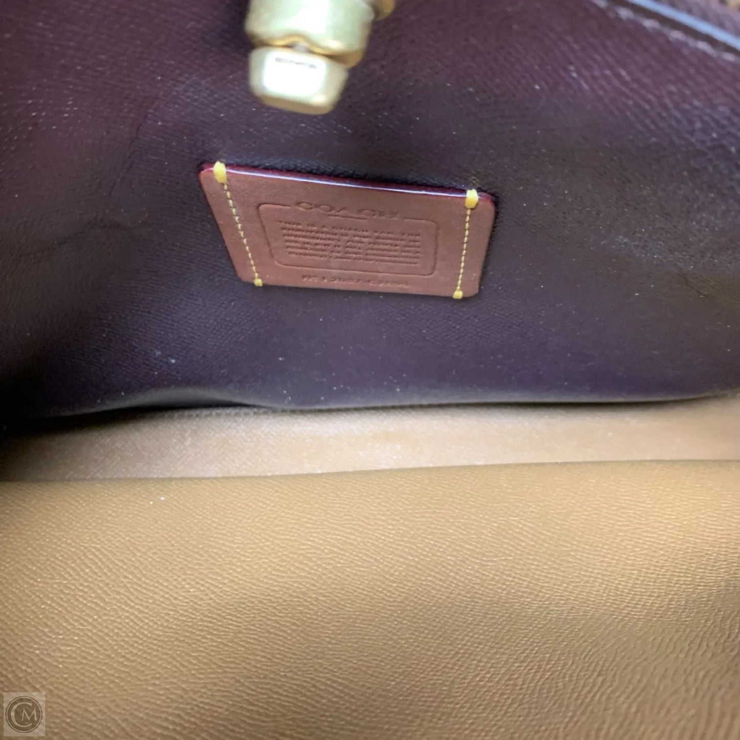 Handbag Designer By Coach, Size: Medium