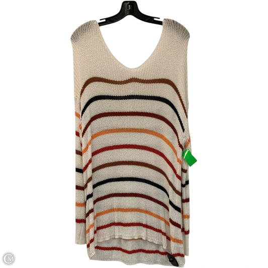 Top Long Sleeve In Striped Pattern, Size: 2x