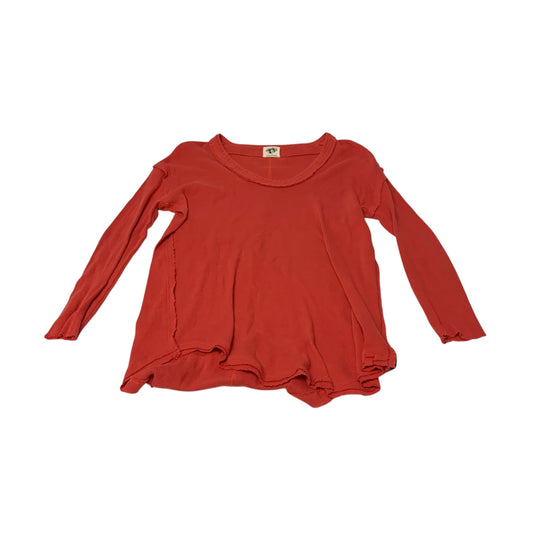 Top Long Sleeve Basic By We The Free In Orange, Size: Xs