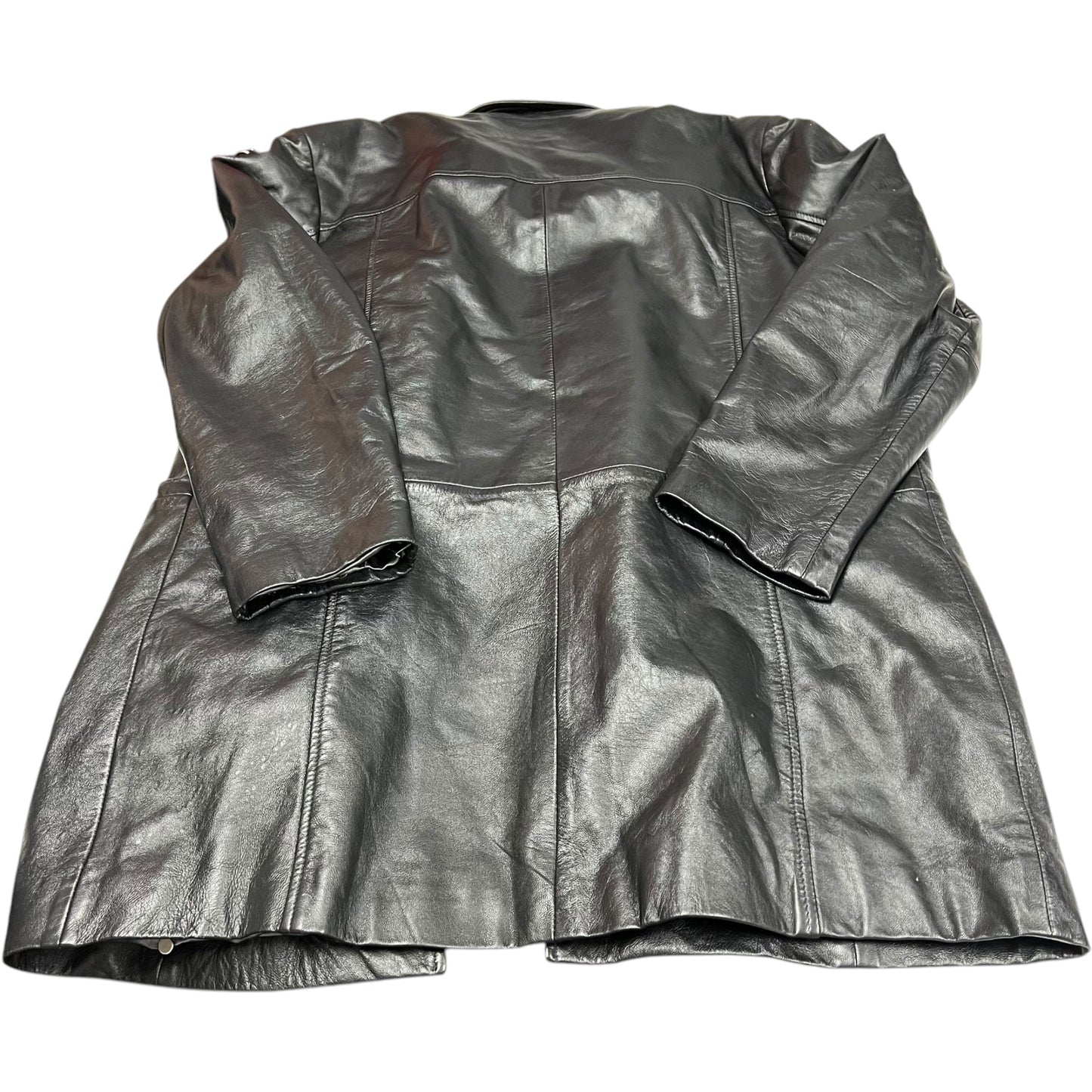 Coat Leather By LA Leather Collection In Black, Size: L