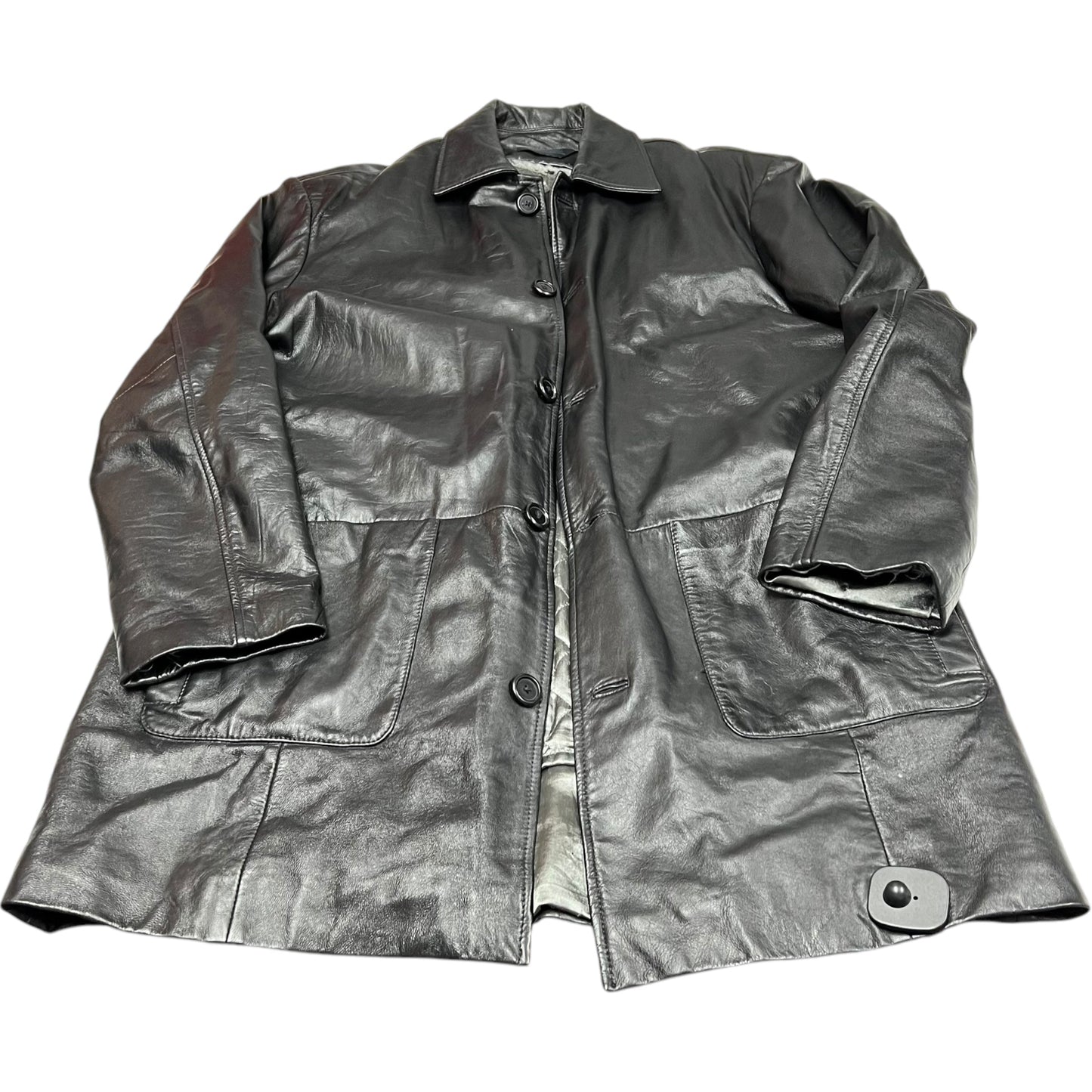 Coat Leather By LA Leather Collection In Black, Size: L