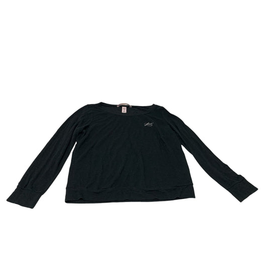 Top Long Sleeve By Victorias Secret In Black, Size: S