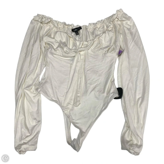 Bodysuit By Lulus In White, Size: M