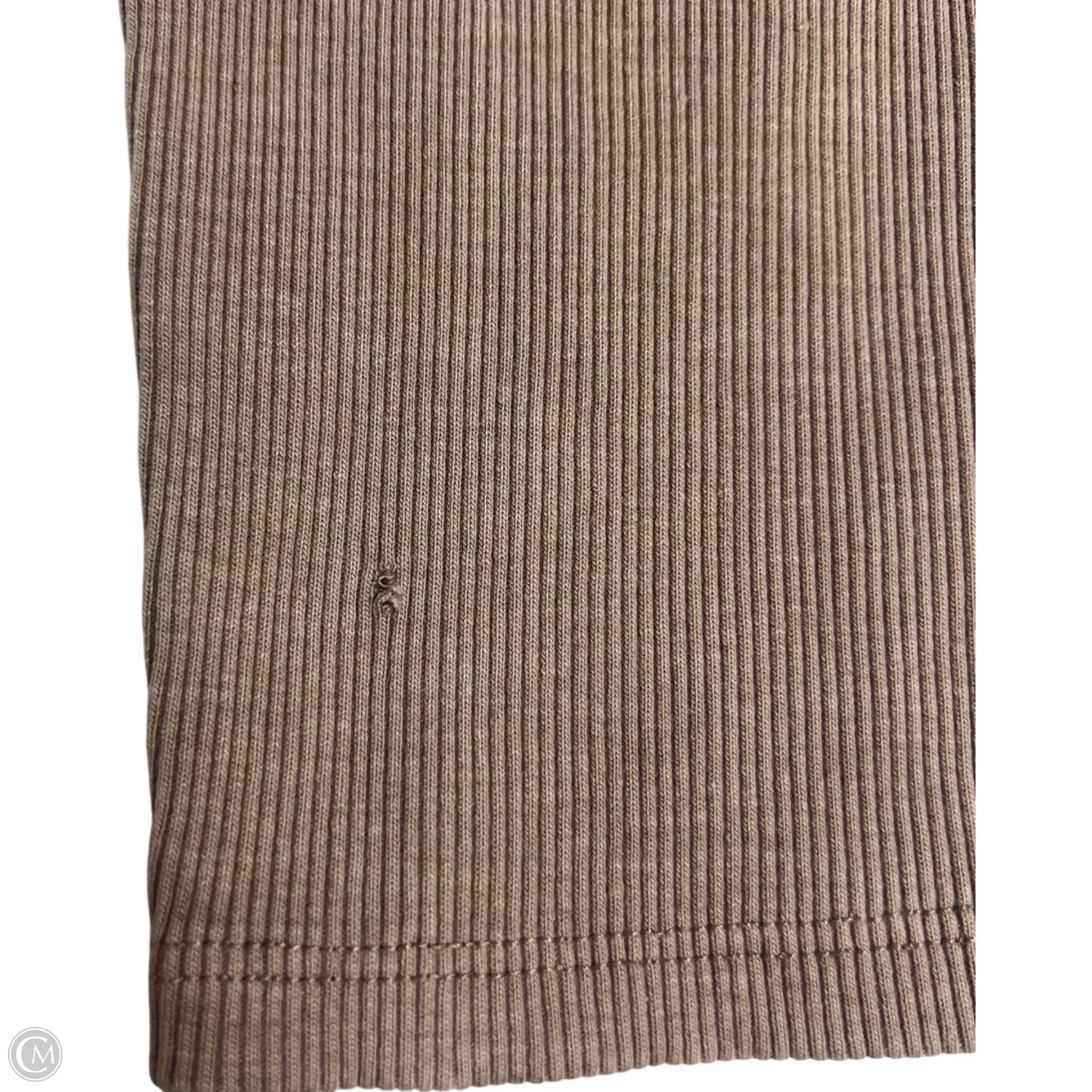 Top Long Sleeve Basic By Free People In Tan, Size: L