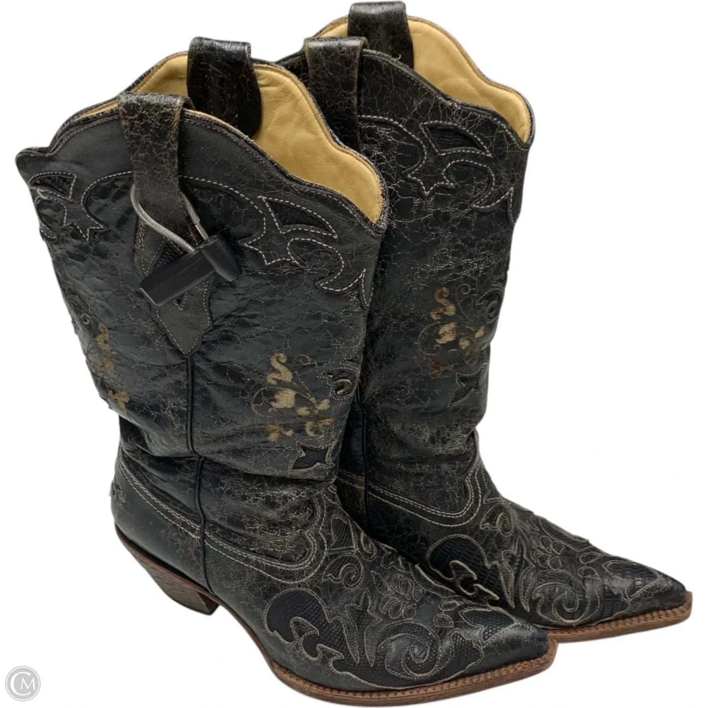 Boots Western By Corral In Black, Size: 9