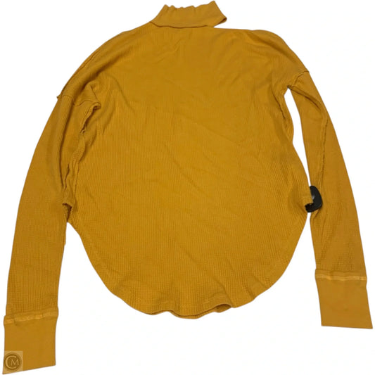 Top Long Sleeve By We The Free In Yellow, Size: S