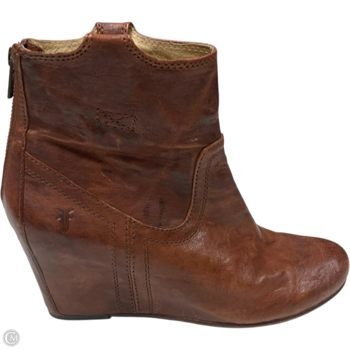 Boots Designer By Frye In Brown, Size: 7.5