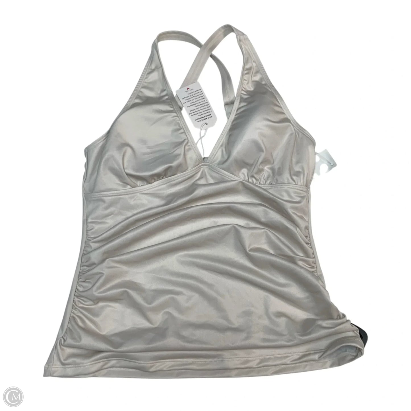 Swimsuit Top In Beige, Size: L
