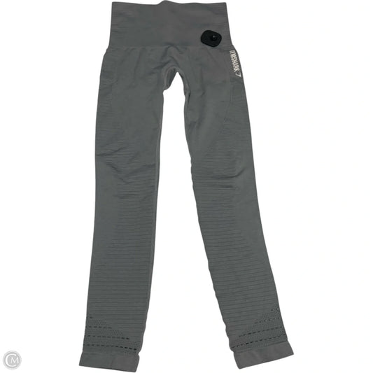 Athletic Leggings By Gym Shark In Grey, Size: Xs