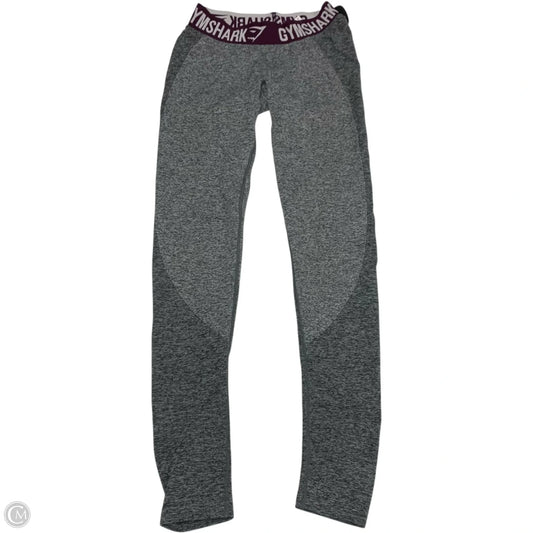 Athletic Leggings By Gym Shark In Grey, Size: Xs
