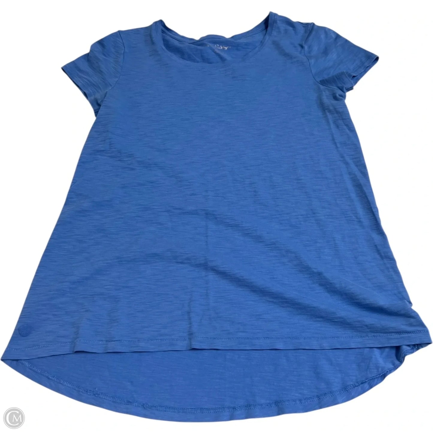 Top Short Sleeve Designer By Lilly Pulitzer In Blue, Size: Xxs