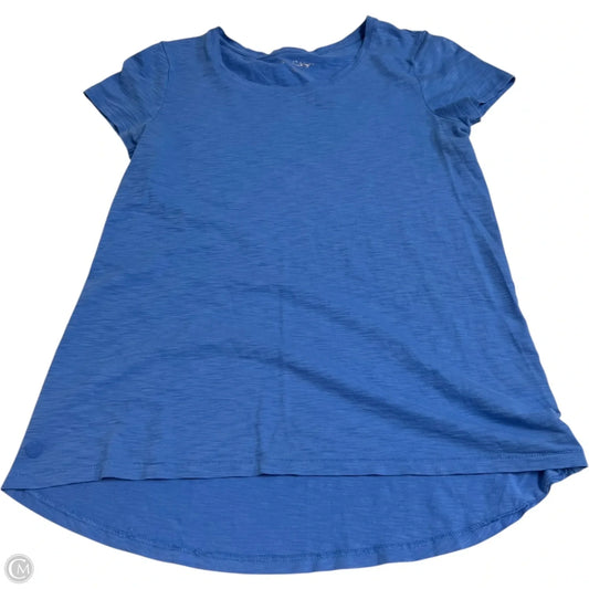 Top Short Sleeve Designer By Lilly Pulitzer In Blue, Size: Xxs