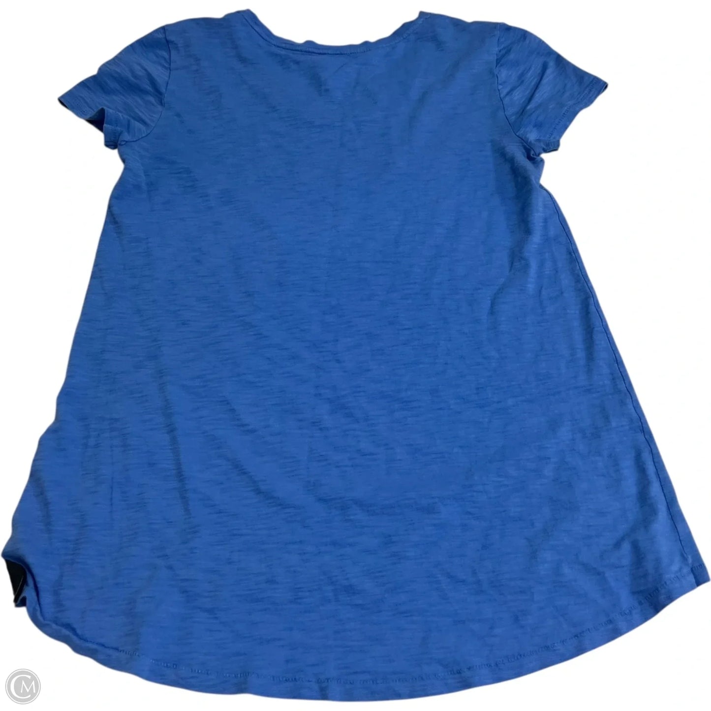 Top Short Sleeve Designer By Lilly Pulitzer In Blue, Size: Xxs