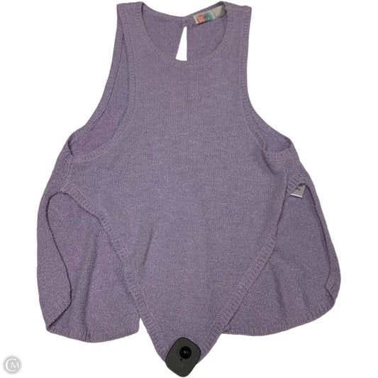 Top Sleeveless By Free People In Purple, Size: S