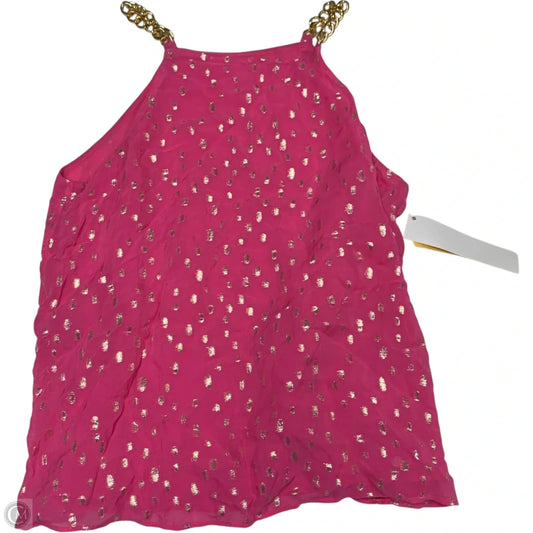 Top Sleeveless Designer By Lilly Pulitzer In Pink, Size: Xs