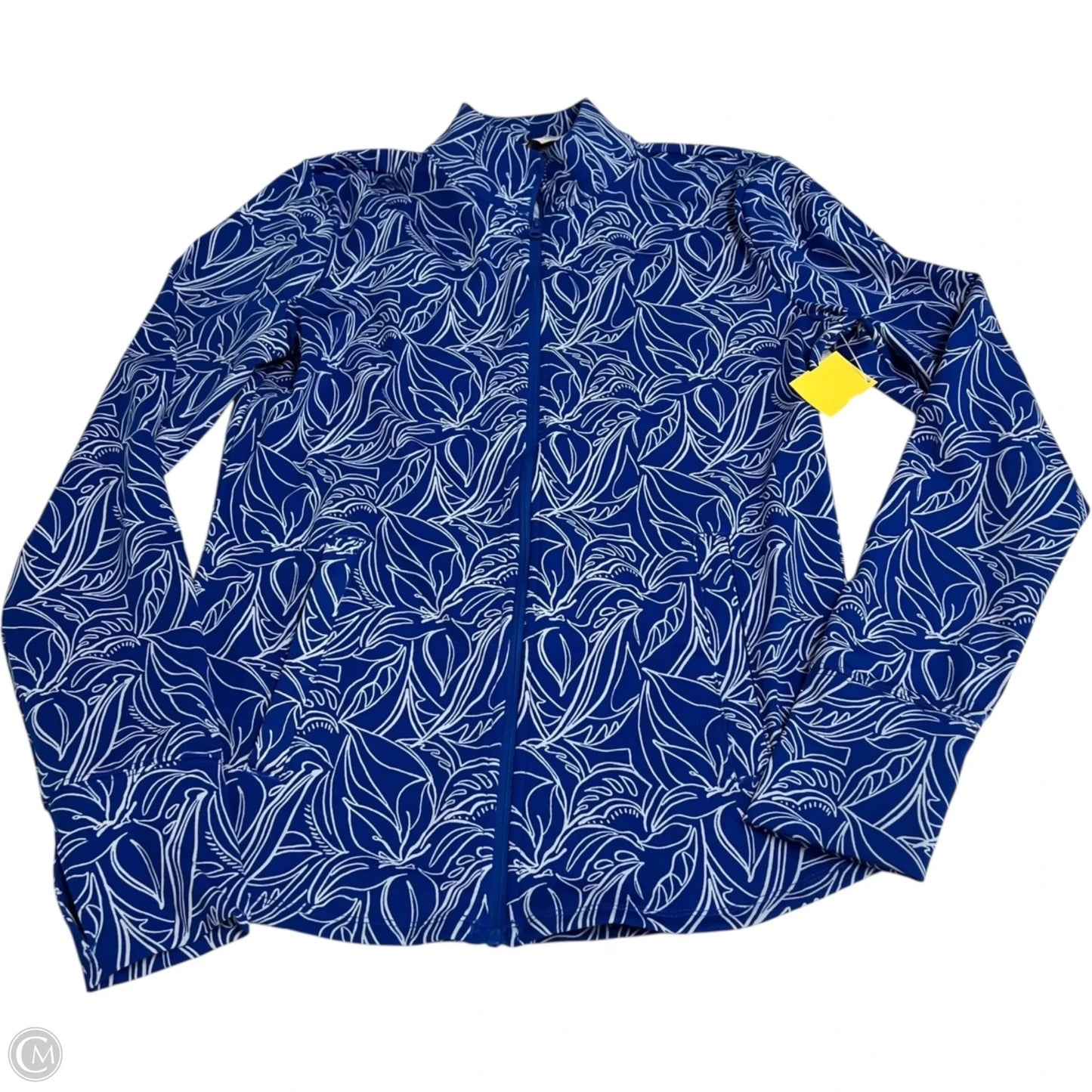 Athletic Jacket By Tommy Bahama In Blue & White, Size: S