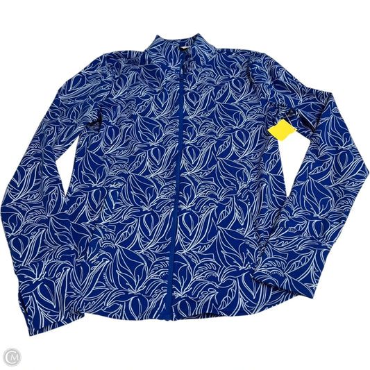 Athletic Jacket By Tommy Bahama In Blue & White, Size: S