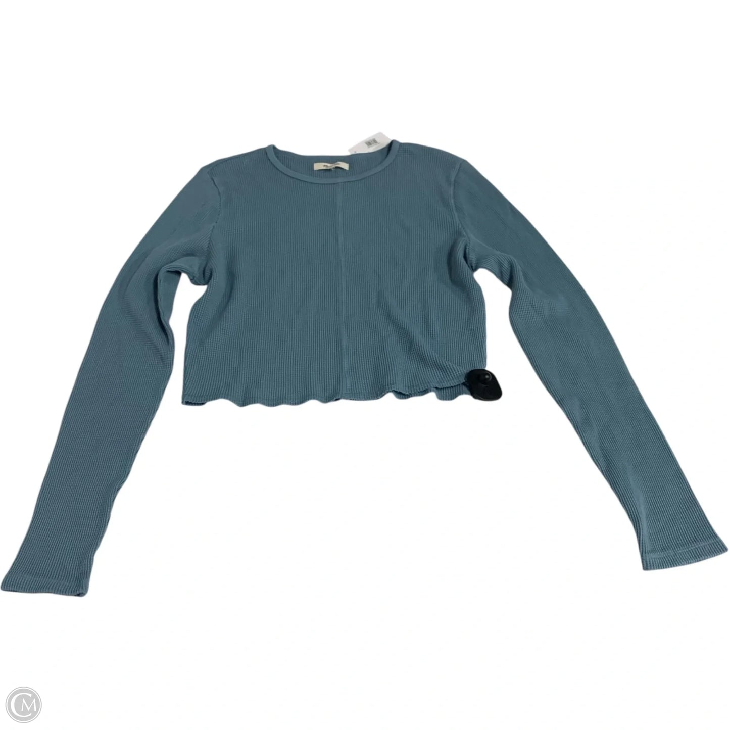 Top Long Sleeve By Madewell In Blue, Size: M