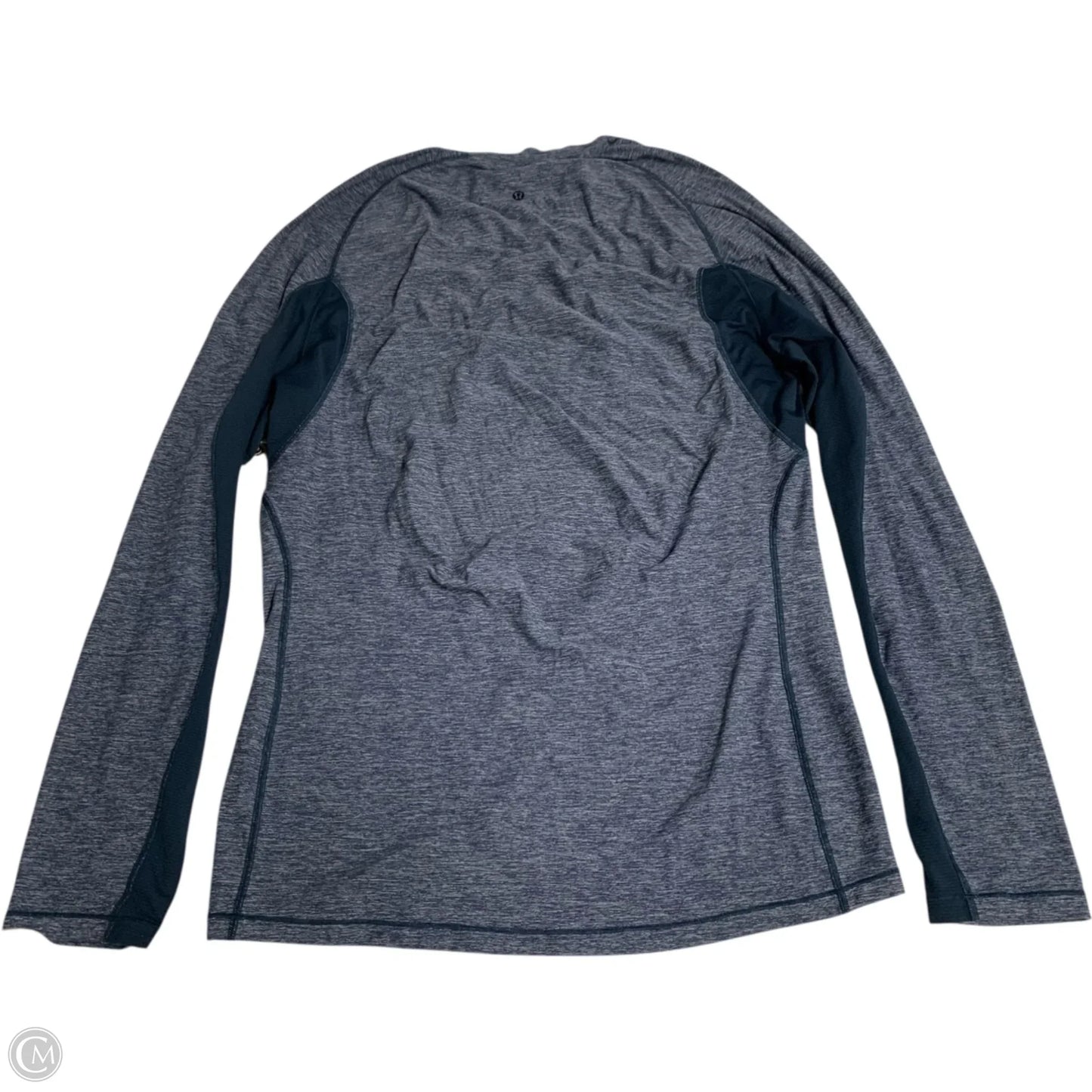 Athletic Top Long Sleeve Crewneck By Lululemon In Blue, Size: Xl