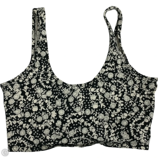 Top Sleeveless By Free People In Black & White, Size: L