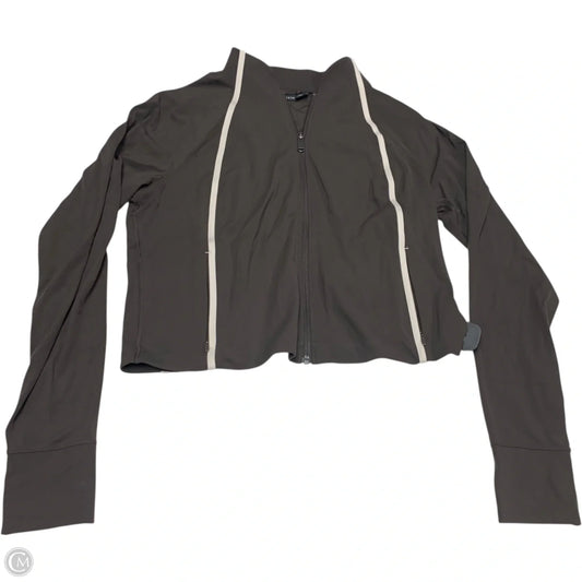 Athletic Jacket By Athleta In Brown, Size: Xl