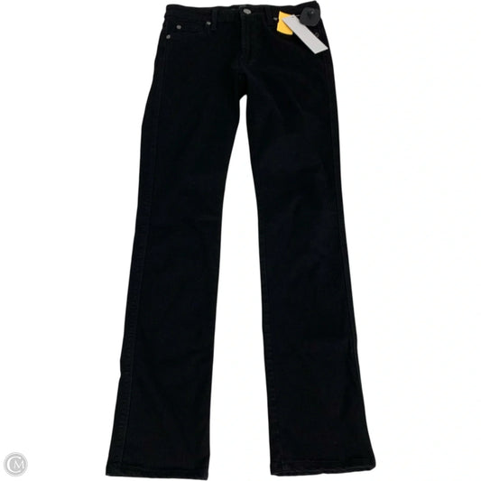 Jeans Designer By 7 For All Mankind In Black Denim, Size: 4