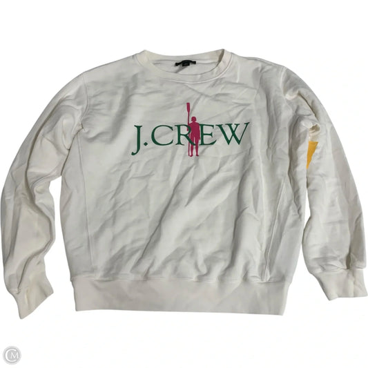 Sweatshirt Crewneck By J. Crew In White, Size: Xs