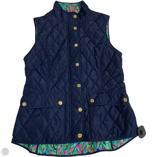 Vest Designer By Lilly Pulitzer In Navy, Size: M