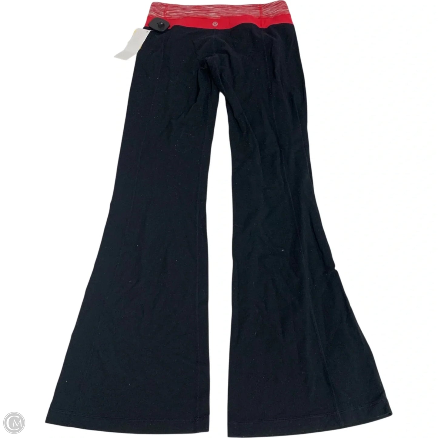 Athletic Leggings By Lululemon In Black & Pink, Size: S