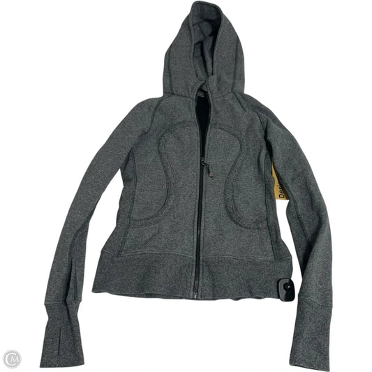 Athletic Jacket By Lululemon In Grey, Size: S