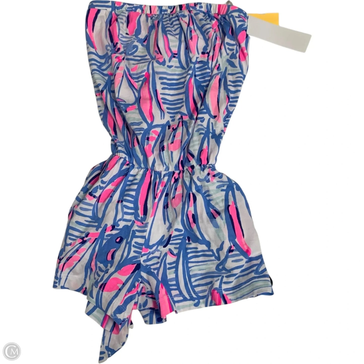 Romper Designer By Lilly Pulitzer In Blue & Pink, Size: Xxs
