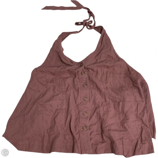 Top Sleeveless By Free People In Pink, Size: M