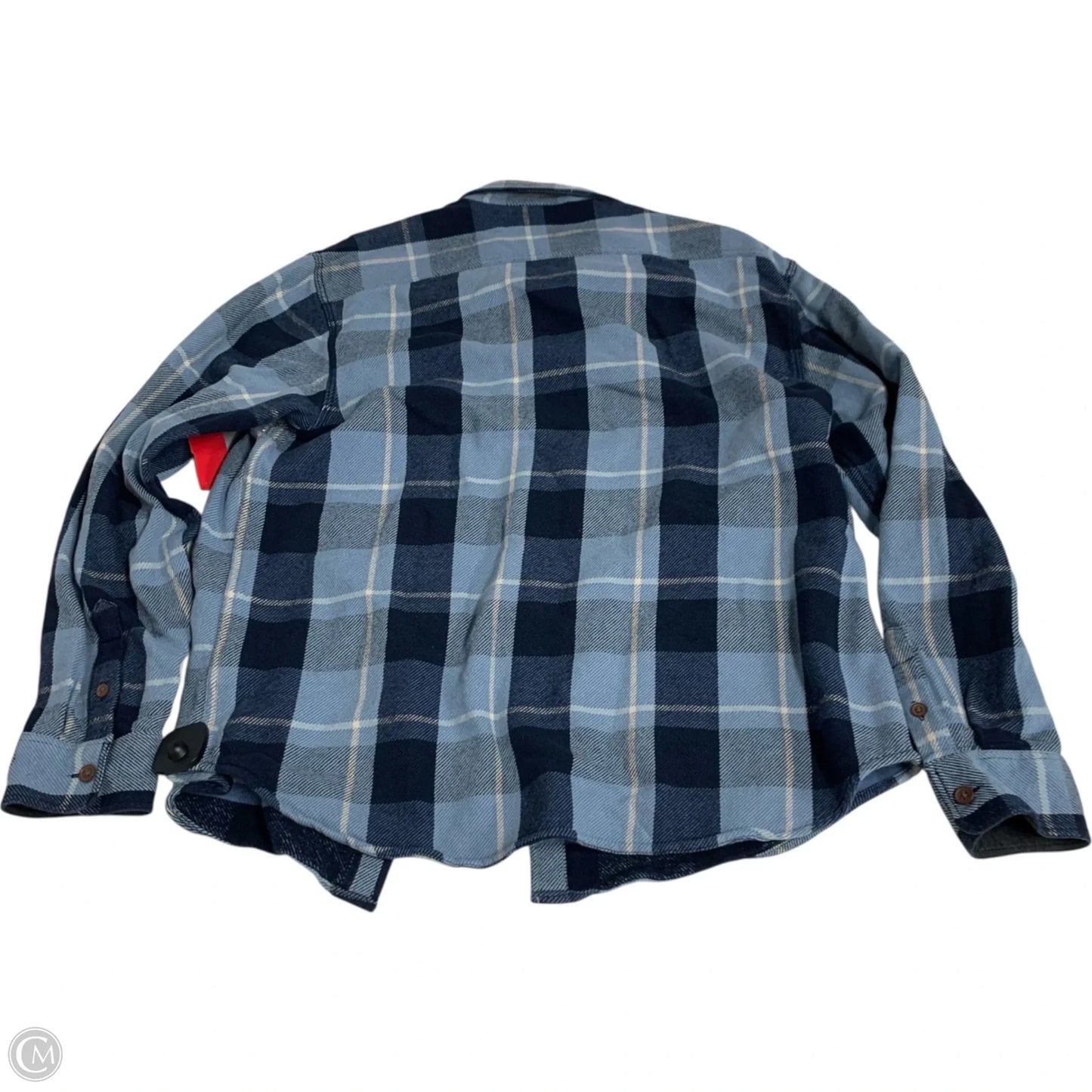 Jacket Shirt By Old Navy In Blue, Size: Xl