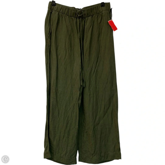 Pants Wide Leg By Abercrombie And Fitch In Green, Size: Xs