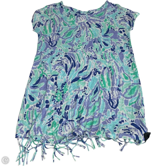 Dress Designer By Lilly Pulitzer In Blue & Purple, Size: Xl